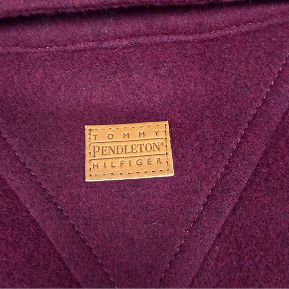 Pendleton x Tommy Hilfiger Rare Wool Blend Valley Stripe Tribal Bomber Jacket - Picture 11 of 11